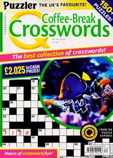 Puzzler Q Coffee Break Crossw Magazine Issue NO 162