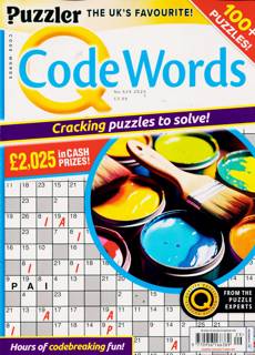 Puzzler Q Code Words Magazine Issue NO 529