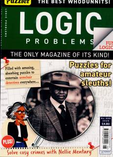 Puzzler Logic Problems Magazine Issue NO 498