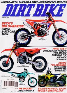 Dirt Bike Mthly Magazine Issue AUG 25
