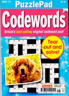 Puzzlelife Ppad Codewords Magazine Issue NO 116