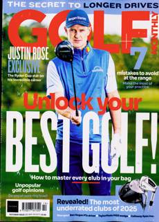 Golf Monthly Magazine Issue OCT 25