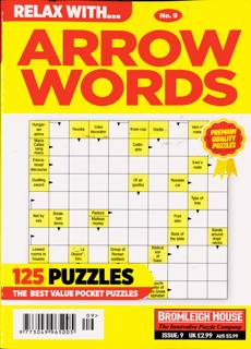 Relax With Arrow Words Magazine Issue NO 9