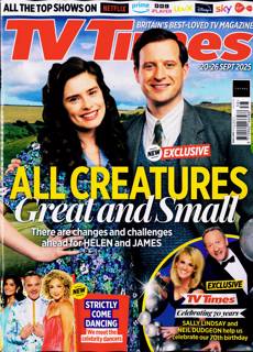 Tv Times England Magazine Issue 20/09/2025
