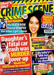 Thats Life Crime Scene Magazine Issue NO 9