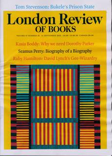 London Review Of Books Magazine Issue VOL47/16