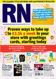 Retail Newsagent Magazine Issue 15/08/2025