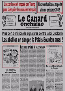 Le Canard Enchaine Magazine Issue NO5463