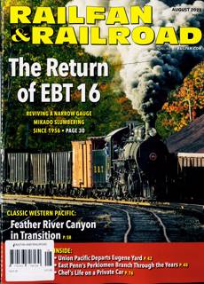 Railfan & Railroad Magazine Issue AUG 25
