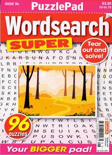 Puzzlelife Wordsearch Super Magazine Issue NO 96