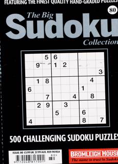 Big Sudoku Collection Magazine Issue NO 80