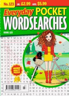 Everyday Pocket Wordsearch Magazine Issue NO 123