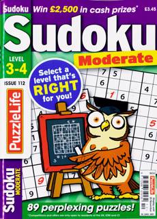 Puzzlelife Sudoku L 3 4 Magazine Issue NO 112