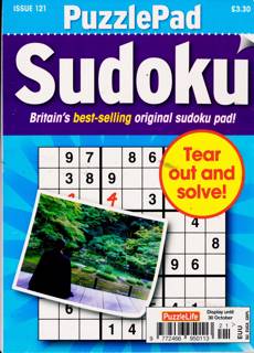 Puzzlelife Ppad Sudoku Magazine Issue NO 121