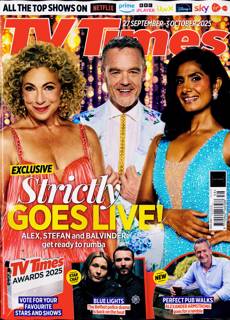 Tv Times England Magazine Issue 27/09/2025
