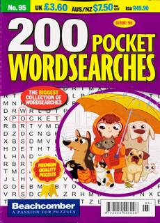 200 Pocket Wordsearches Magazine Issue NO 95