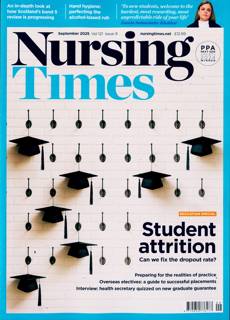 Nursing Times Magazine Issue SEP 25