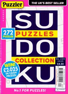 Puzzler Sudoku Puzzle Collection Magazine Issue NO 220