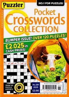 Puzzler Q Pock Crosswords Magazine Issue NO 281