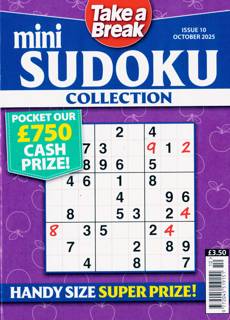 Tab Mini Sudoku Collection Magazine Issue NO 10