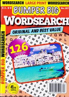 Bumper Big Wordsearch Magazine Issue NO 287
