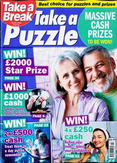 Take A Break Take A Puzzle Magazine Issue NO 10