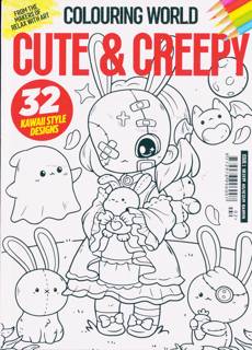 Colouring World Magazine Issue CUTECREEPY