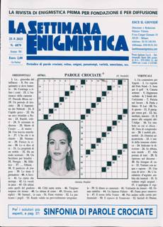 La Settimana Enigmistica Magazine Issue NO 4879