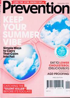 Prevention Magazine Issue SEP 25