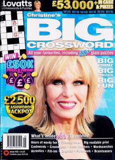 Lovatts Big Crossword Magazine Issue NO 405
