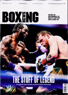 Boxing News Magazine Issue NO 38