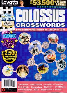 Lovatts Colossus Crossword Magazine Issue NO 407
