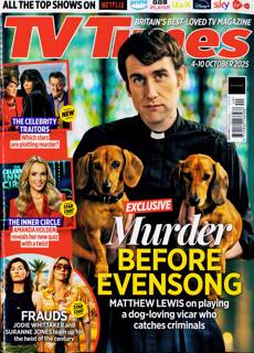 Tv Times England Magazine Issue 04/10/2025