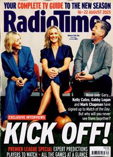 Radio Times England Magazine Issue 16/08/2025