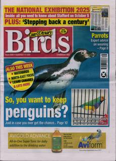 Cage And Aviary Birds Magazine Issue 17/09/2025