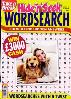 Take A Break Hide & Seek  Magazine Issue NO 10