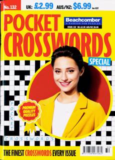 Pocket Crosswords Special Magazine Issue NO 132