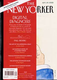 New Yorker Magazine Issue 29/09/2025