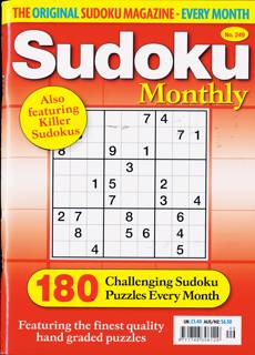 Sudoku Monthly Magazine Issue NO 249