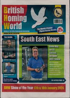 British Homing World Magazine Issue NO 7804