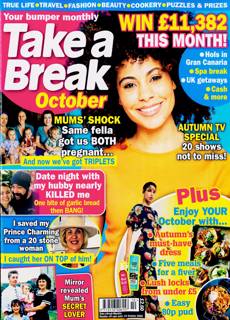 Take A Break Monthly Magazine Issue OCT 25