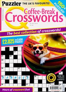 Puzzler Q Coffee Break Crossw Magazine Issue NO 163