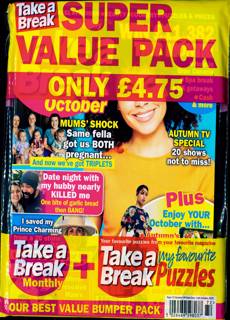 Take A Break Super Value Pack Magazine Issue PACK 72