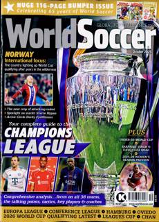 World Soccer Magazine Issue OCT 25