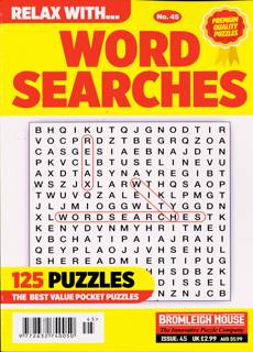 Relax With Wordsearches Magazine Issue NO 45