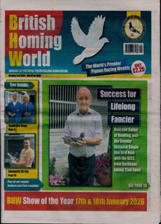 British Homing World Magazine Issue NO 7805