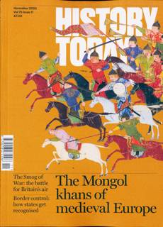 History Today Magazine Issue NOV 25