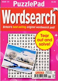 Puzzlelife Ppad Wordsearch Magazine Issue NO 121