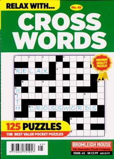 Relax With Crosswords Magazine Issue NO 45