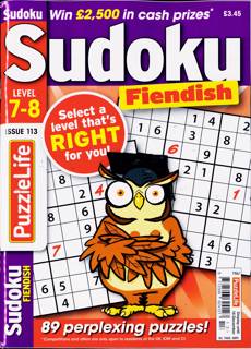 Puzzlelife Sudoku L7&8 Magazine Issue NO 113